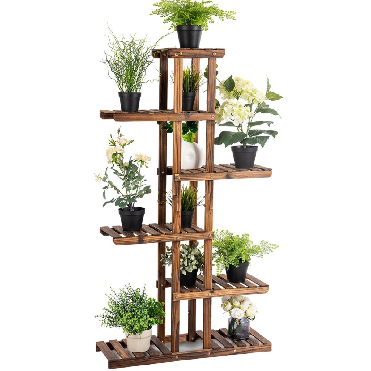 Estante para Plantas de Madera con 6 Niveles.jpg
