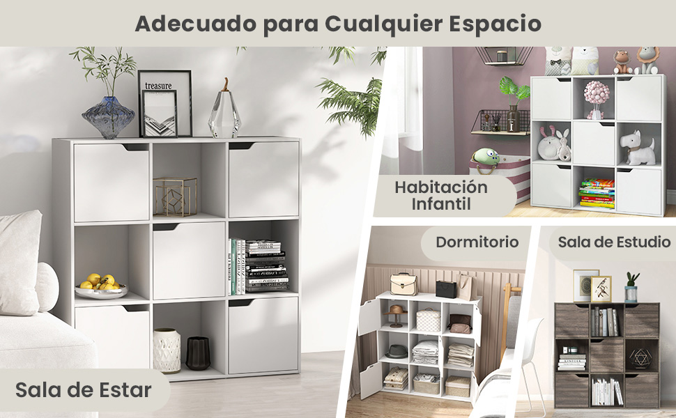 Librería De 3 Niveles
