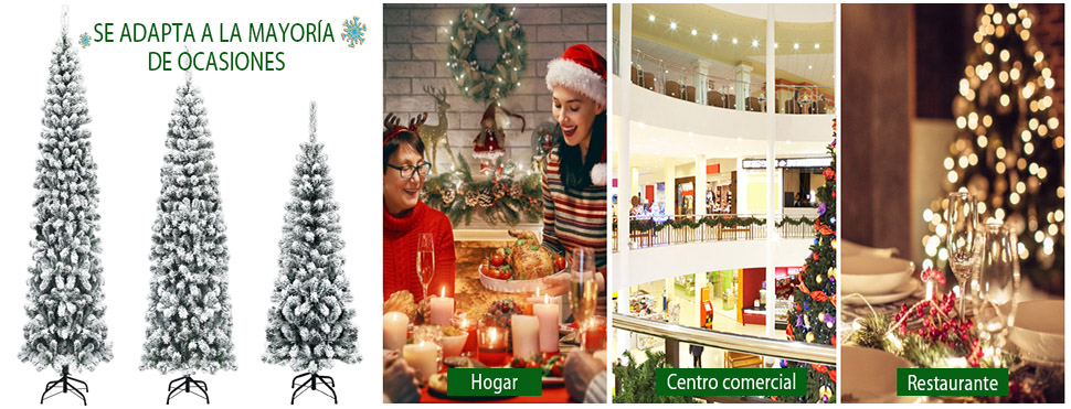 Árbol Navidad Nevado