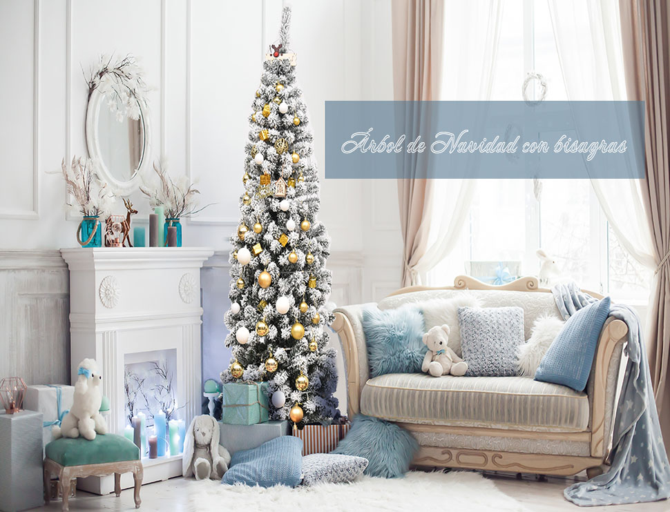 Árbol Navidad Nevado