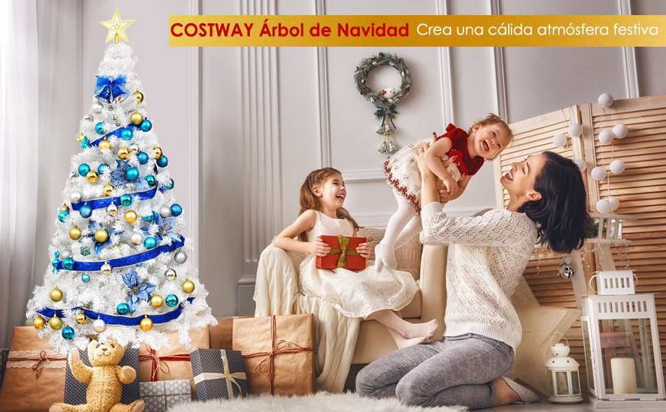 Árbol de Navidad Artificial Blanco