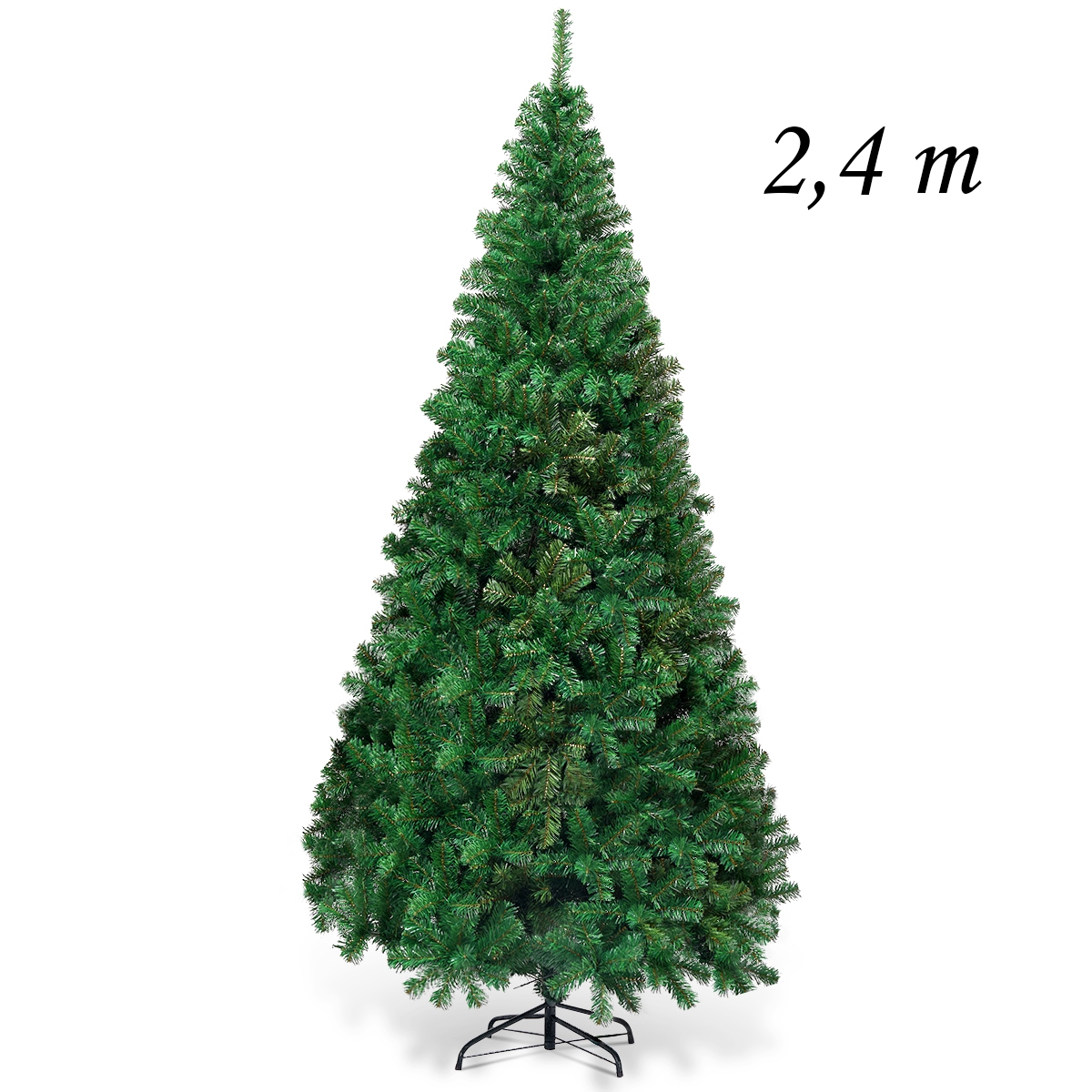 con sistema de plegado rápido incluye soporte agujas de abeto verde con efecto nieve difícilmente inflamable Árbol de Navidad artificial de PVC LZQ 60 cm 