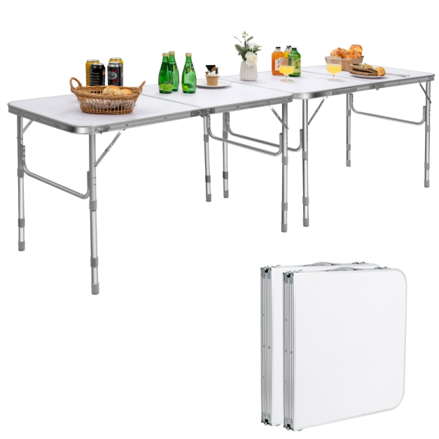 Mesa plegable de altura de barra, mesas de camping que se pliegan ligeras,  pequeñas mesas plegables para espacios pequeños de 2 x 3 pies, mesa