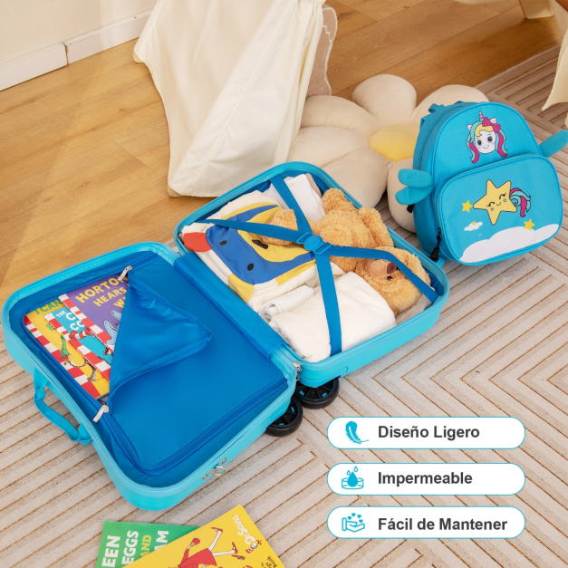 Mini caja de equipaje de juguete de maleta rodante, maleta resistente y  duradera, juguete para bebé, juguete de maleta para bebé, niños para bebé