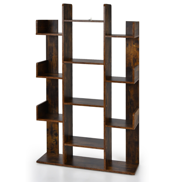  Estante de almacenamiento multifuncional de madera de 4 niveles  para montaje en pared, estantería moderna de escalera, estantería de  almacenamiento de madera, estantes de madera montados en la pared : Hogar