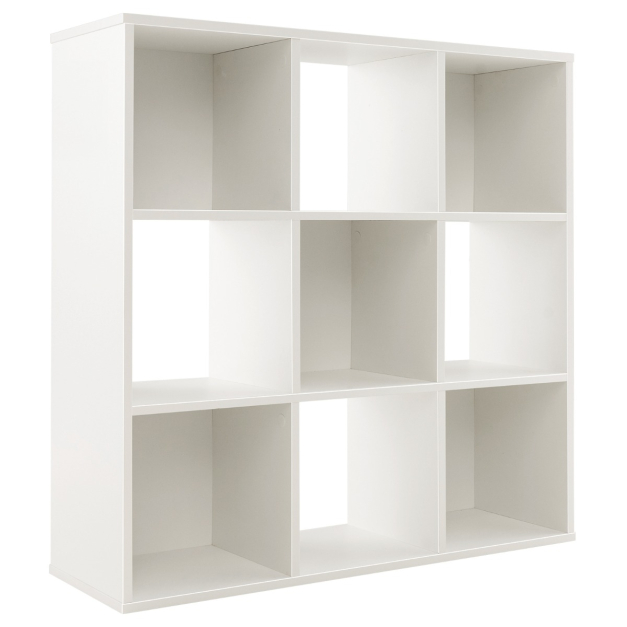 Estanterias librerias 30 cm - metal blanco - 2 niveles