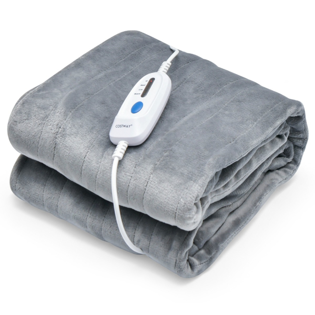 ⇒ Comprar Manta electrica temporizador 3 programas 6 temperaturas 150x95  textil gris relax ▷ Más de 200 tiendas ✔️