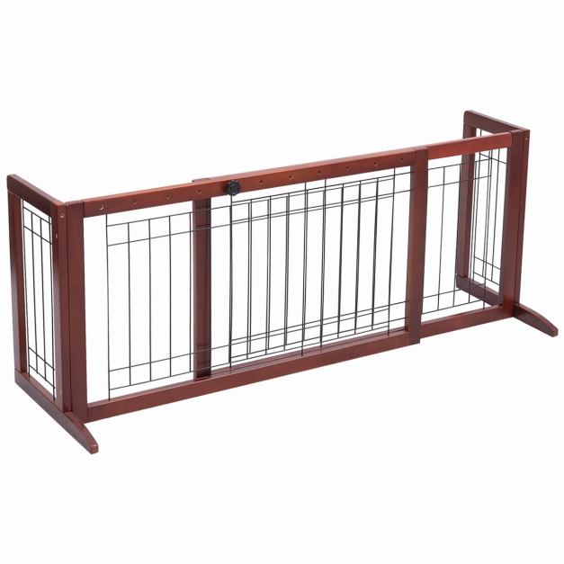 Versátil puerta de seguridad de madera para bebés extensible 28,3 '' 48''  72-122 cm puertas de escalera para bebés puertas de seguridad de madera  para escaleras para perros puerta de seguridad para