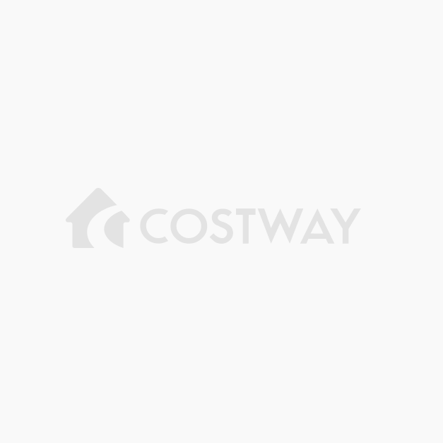Costway Escritorio para Oficina Mesa con 2 Cajones y Estructura en Acero 112 x 48 x 76 cm