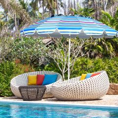 Sombrilla para exterior y piscina con protección solar