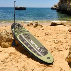 Costway Tabla de Surf Inflable Stand Up Paddle Tabla de Sup Inflable Carga Máxima 130 kg 335 x 76 x 15 cm