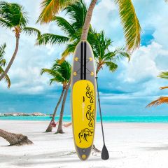 Costway Tabla de Surf Inflable Tabla de Stand Up Paddle Sup Board con Kit de Reparación Bolsa de Transporte 335 x 75 x 15 cm