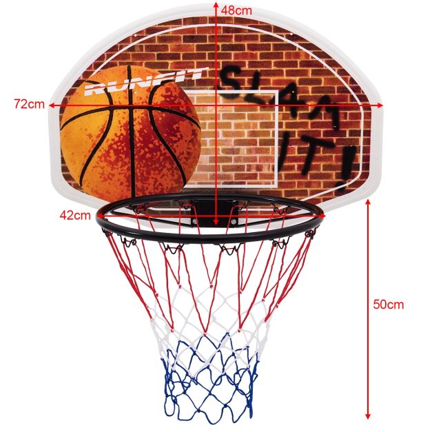 Canasta De Baloncesto Infantil Symiu – Aro Regulable Sin Perforar Para Interior Y Exterior, Con Balón Y Bomba, Regalo Ideal Para Niños De 6 A 9 Años