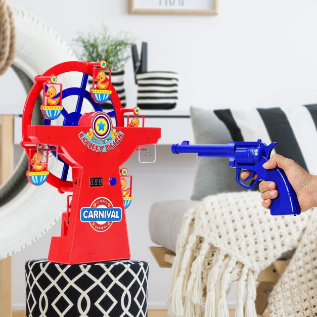 Juego De Tiro Al Blanco Eléctrico Con Pistola Y Dardos De Goma – Diana Con Puntuación Digital Y Restauración Automática, Ideal Para Niños De 4 A 9 Años
