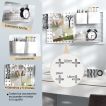 Tablero Perforado De Madera, Kit Organizador De Pared Combinado, Tableros Perforados Para Exhibir Adornos, Panel De Herramientas Con Clavijas Para El Hogar Y La Oficina, Fácil De Montar (40 X 60 Cm