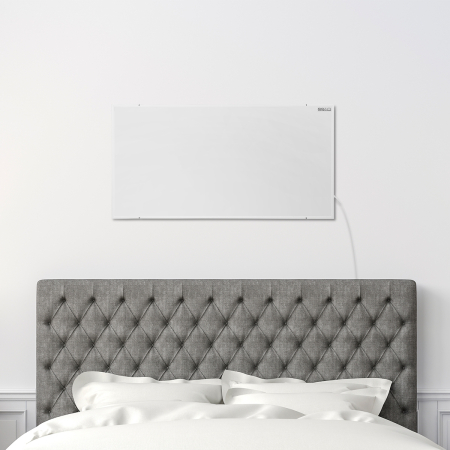 122 x 62cm Panel de Calentamiento de Pared con Protección de Sobrecalentamiento Radiador Eléctrico para Dormitorio Baño Oficina 