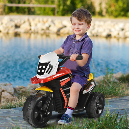 Moto Montable Eléctrica para Niños Scooter Recargable Alimentado Batería y Cargador Incluido 67 x 35 x 44 cm