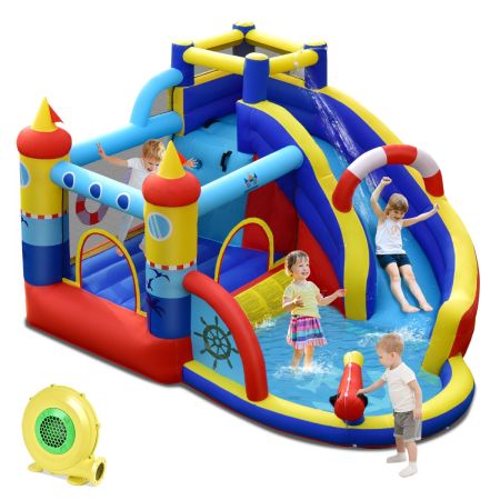 Castillo inflable barco