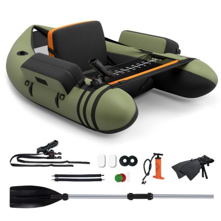 Tubo flotador de pesca inflable