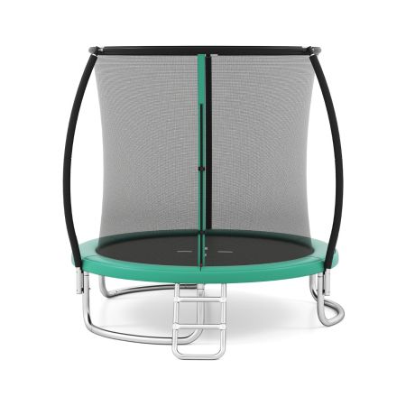 Trampolín exterior con red de seguridad