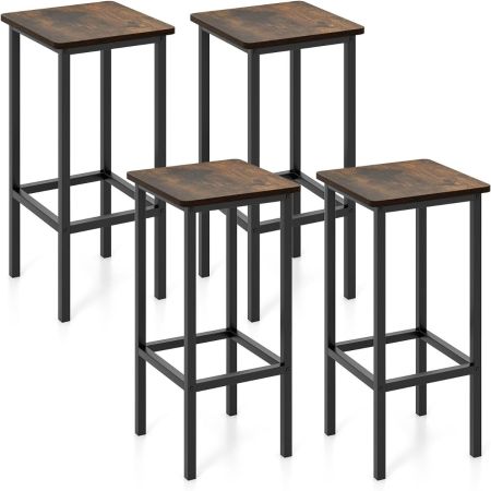 Conjunto de 4 taburetes de bar