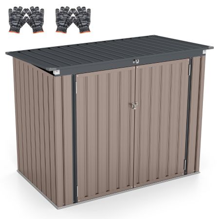 Almacén exterior para herramientas y basura