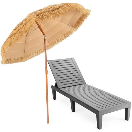 Silla reclinable exterior conjunto