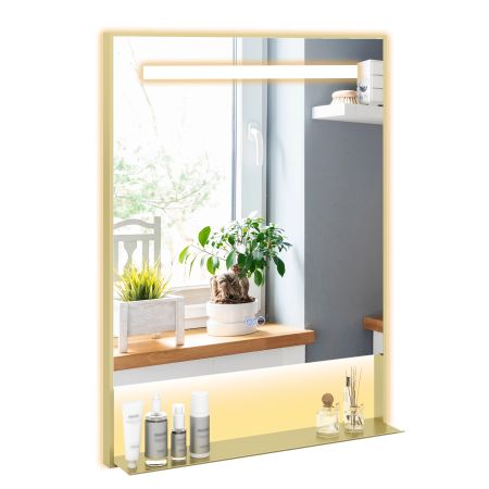 Espejo de baño iluminado con LED