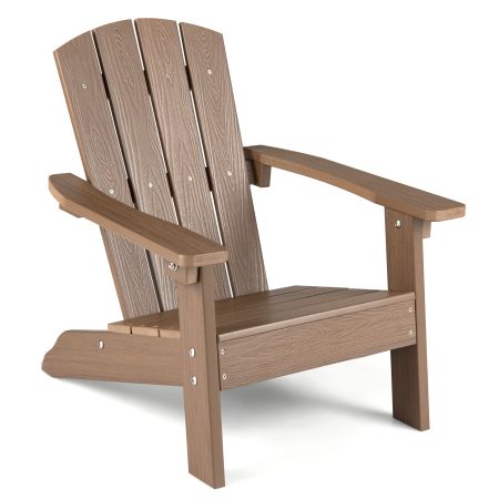Silla adirondack de plástico