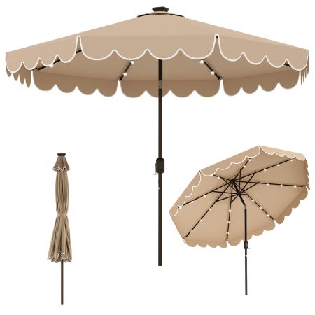Parasol de mercado al aire libre
