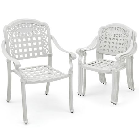 Silla Exterior De Aluminio Fundido 