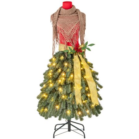 árbol de navidad artificial maniquí