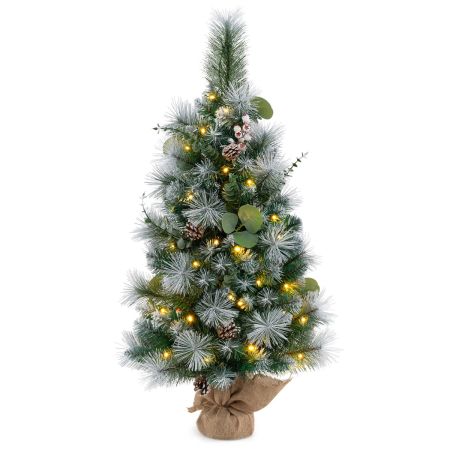 árbol de Navidad artificial preiluminado