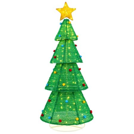 árbol de Navidad con luces