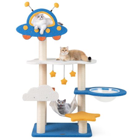 Árbol para Gatos de 124 CM Azul