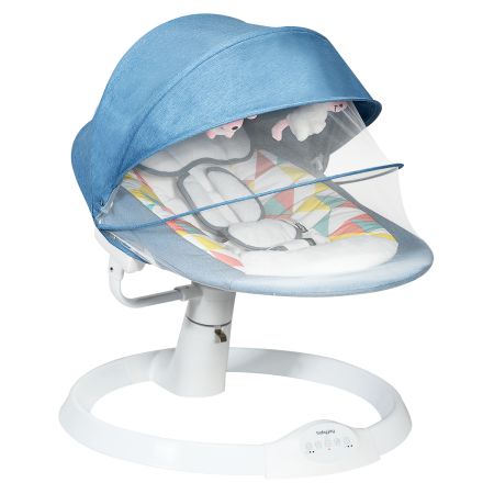 Costway Silla Mecedora para Niños Azul