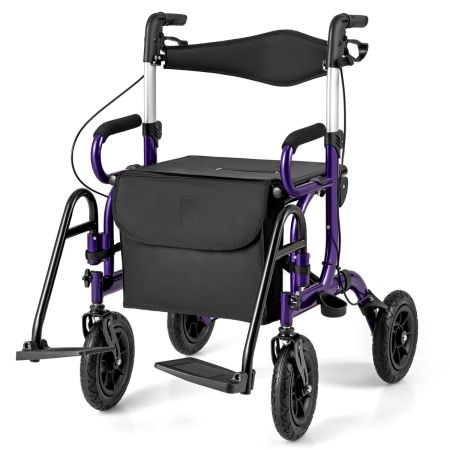 Andador plegable asiento