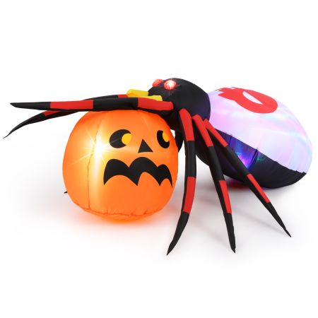 araña de iluminación de Halloween