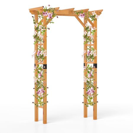 pérgola de madera para boda