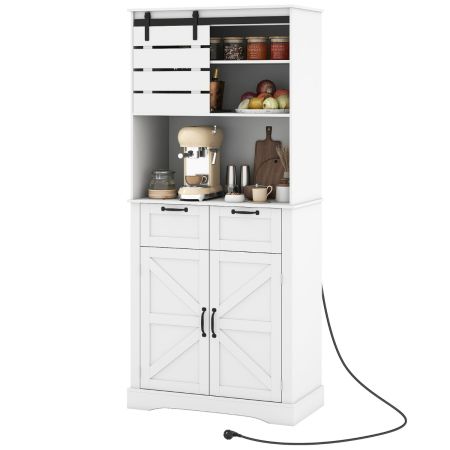 Mueble barra café soporte microondas