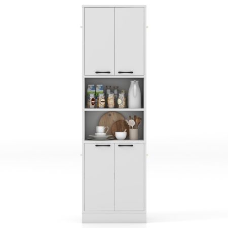armario con puertas y estantes