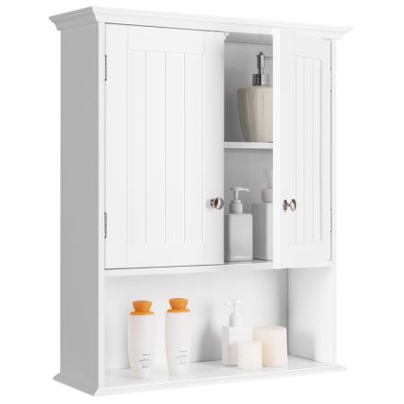 Costway Armario de Baño Blanco