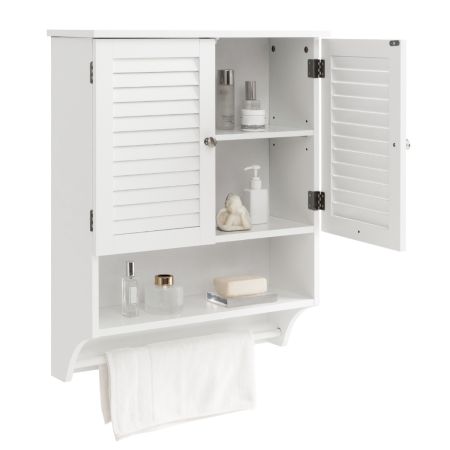 Gabinete de Pared para Baño Blanco