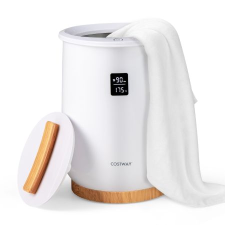 Cubo calentador de toallas soporte disco aromático baño spa
