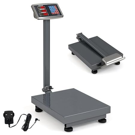 Báscula de Plataforma de Suelo Multifuncional con Calculadora de Precio