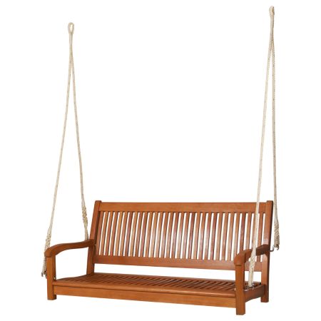 COSTWAY Banco con 2 Asientos Natural