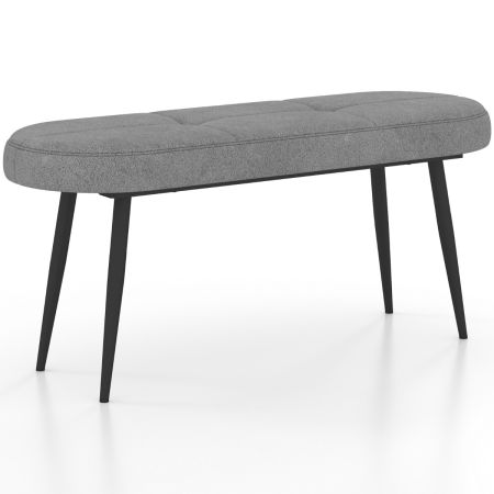 Banco Otomano de 113 cm Gris