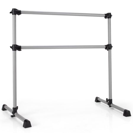 COSTWAY Barra de Ballet Plata