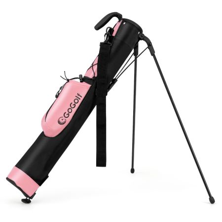 bolsa de golf con portabotellas y cremallera Rosa