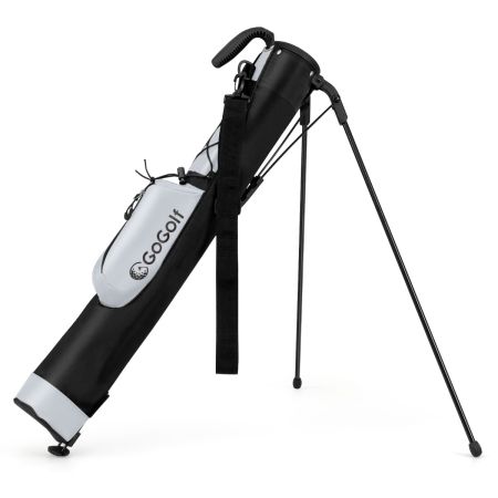 bolso de golf compacto con correa ajustable Gris